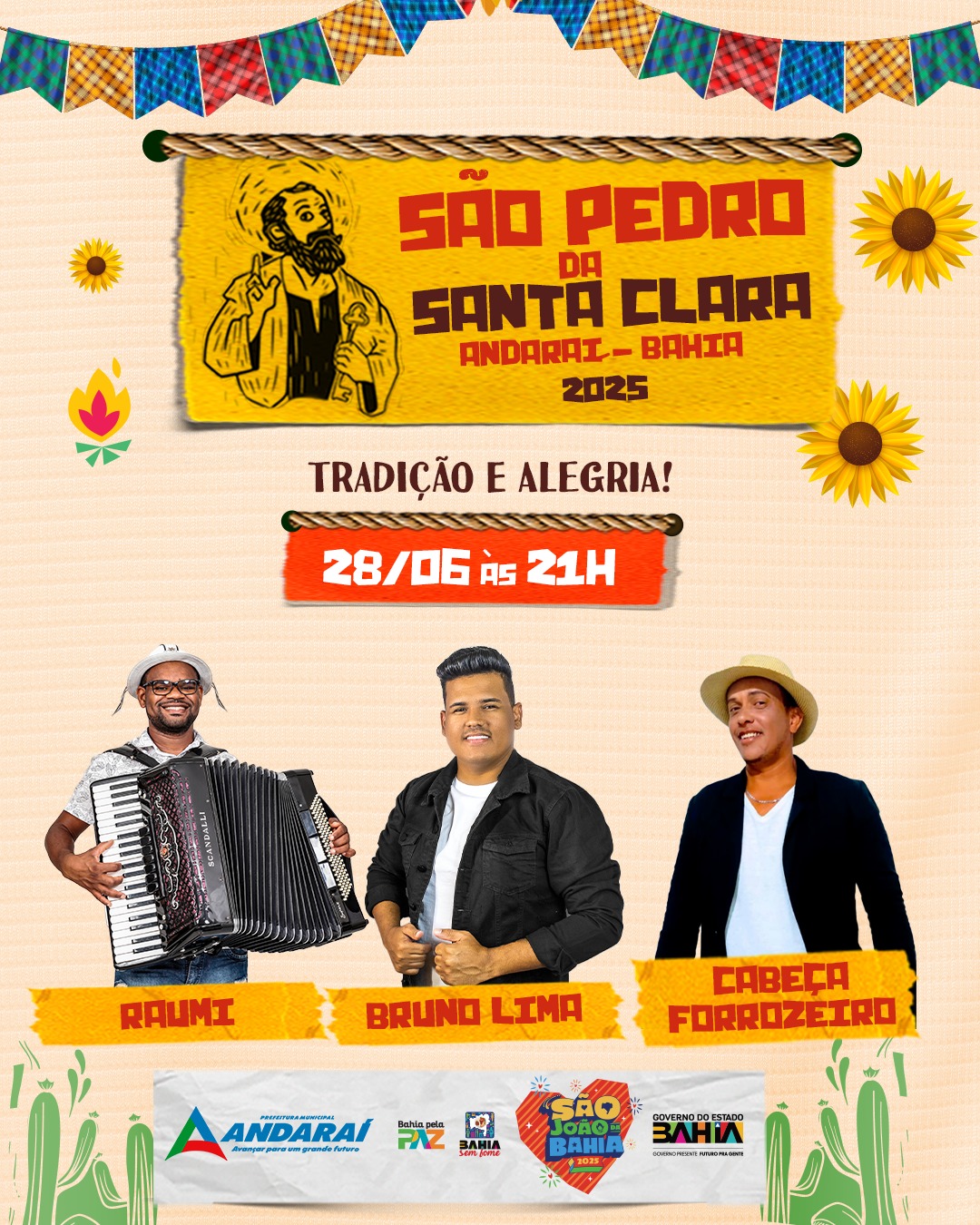 🌽 O SÃO PEDRO TÁ CHEGANDO NA ZONA RURAL DE ANDARAÍ!🌽
