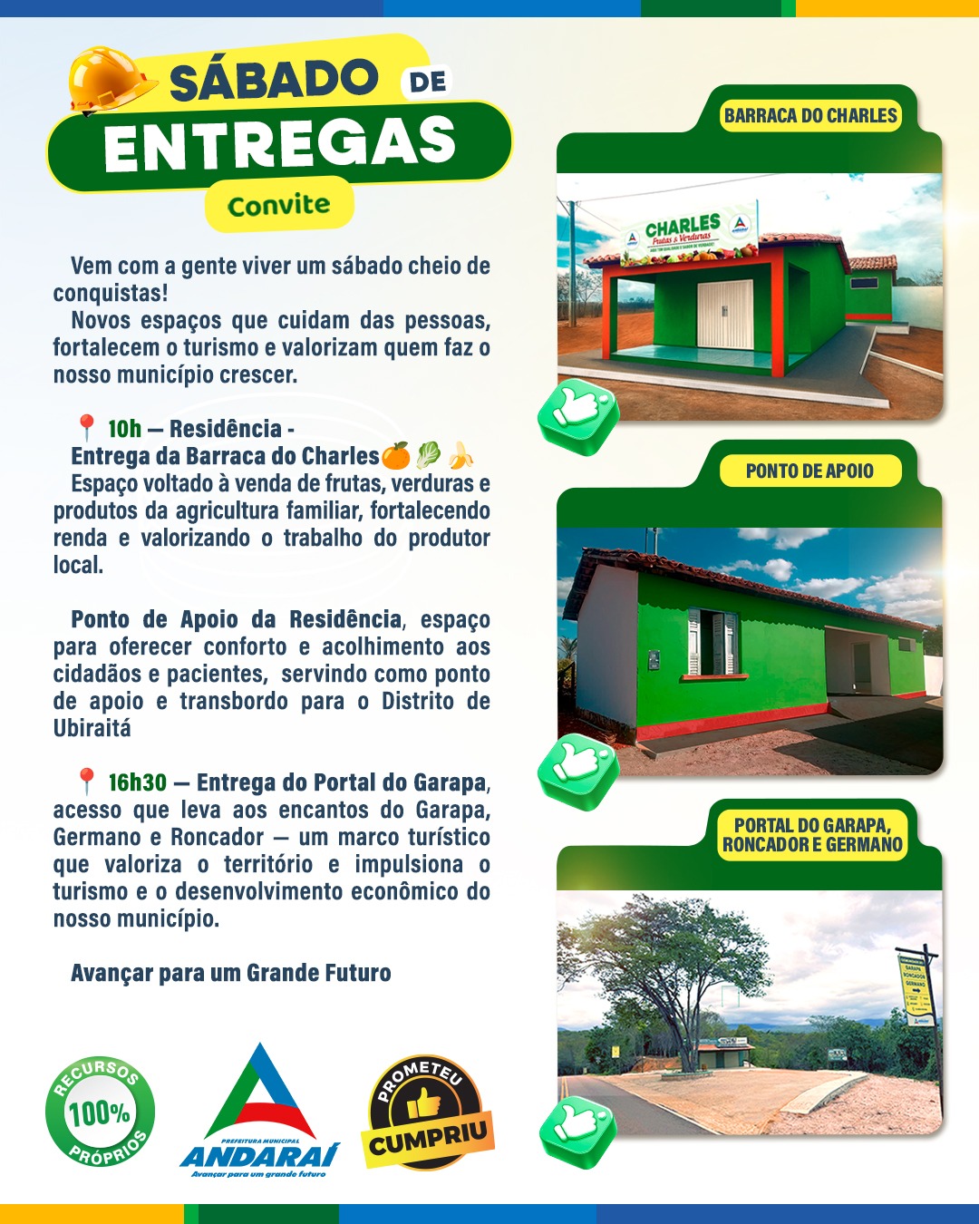 🏡 Sábado de Entregas