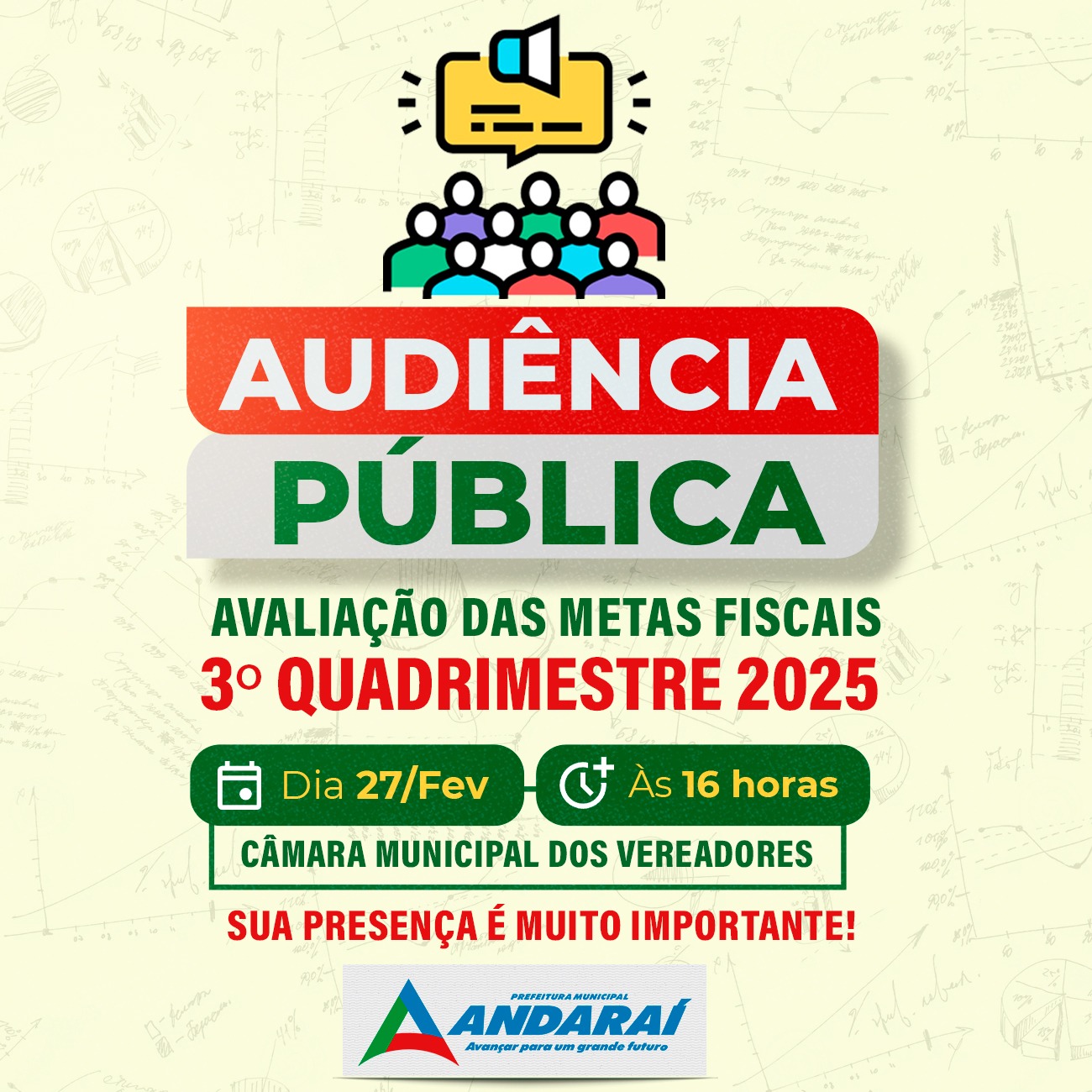Audiência pública para avaliação das metas fiscais do 3º quadrimestre de 2025